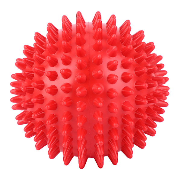 Extra Fast Massagerulle, Taggig Massageboll För Plantar Fasciit Terapi, Röd, 7,5 cm, Hållbar Plastmassagerulle Som Främjar Cirkulation Och