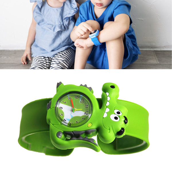 Barnklocka Säker Bekväm Att Bära Tecknad Design Lätt Robust Leksaksklocka för Pojkar Flickor
