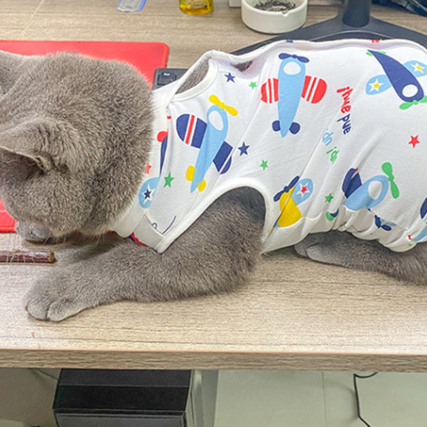 Katters rehabiliteringskläder efter operation Anti slickande husdjur