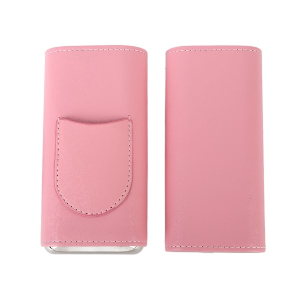 3 Fingers Cigarrfodral Mode Elegant Konstläder Lätt Bärbar Cigarr Humidorlåda för Resor Daglig Rosa