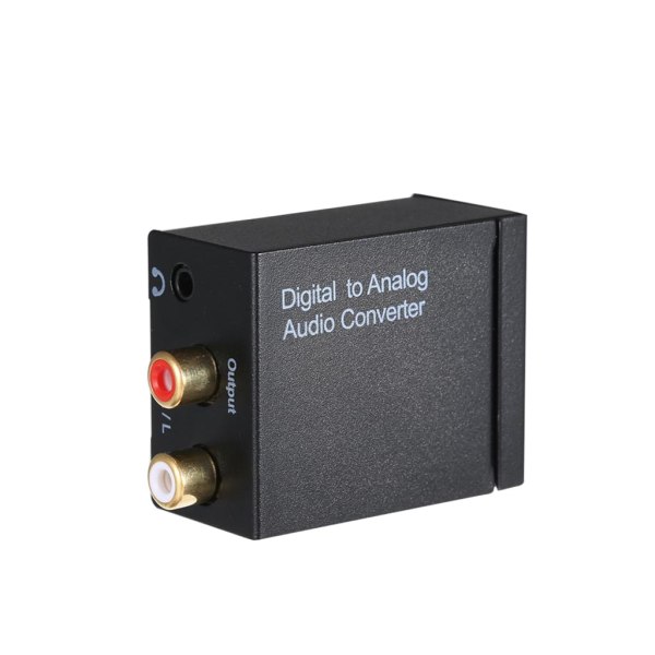 Digital till Analog Audio RL Converter Coaxial eller Toslink Digital