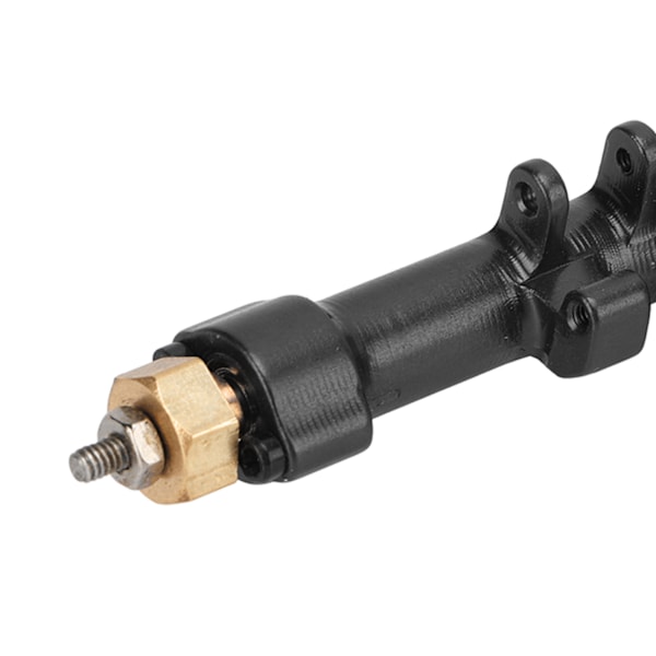 Komplett bakaxel i aluminiumlegering för Axial SCX24 AXI90081 1/24 RC-bildelar Svart