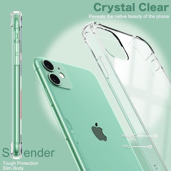 Telefonfodral för Apple iPhone 11 - Kristallklart