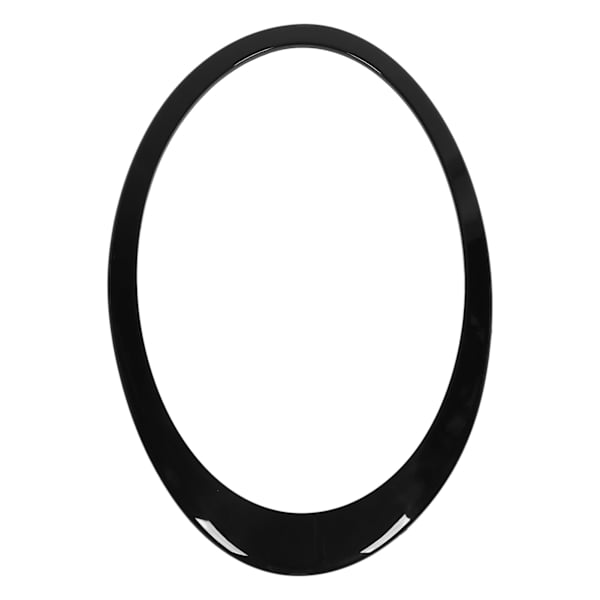 Vänster Höger Strålkastare Trim Ring Strålkastare Båge 51137351371 för Clubman F54 2014‑2019 Blank Svart