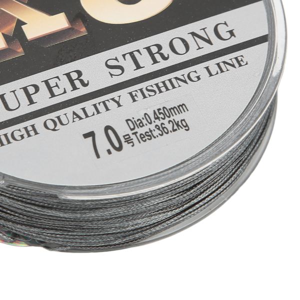 100m Fiske Linje Slitstark Flätad Fiske Wire Stark Dragkraft Linje för Damm Reservoar Storlek 7 ( 0.45mm 36.2kg)