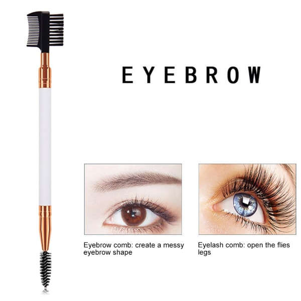 5 st Brow och Lash Comb Spoolie Borstar Professionella Ögonbryn Ögon Makeup Verktyg