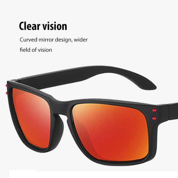 Polariserade solglasögon för män och kvinnor Solglasögon med matt finish