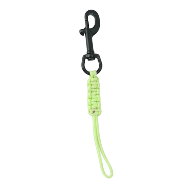Handgjord dykband Anti Lost Strap Luminous Underwater Safety Rope Dykning BCD Utrustning med 316 Rostfritt Stål Snabbspänne Luminous