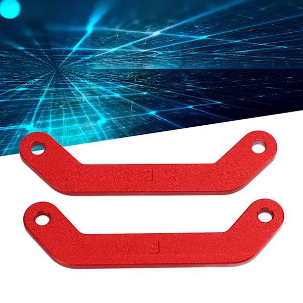 2 st aluminiumlegering främre bakre skottstag för Traxxas 1/10 MAXX 2.0 RC bildelar röd