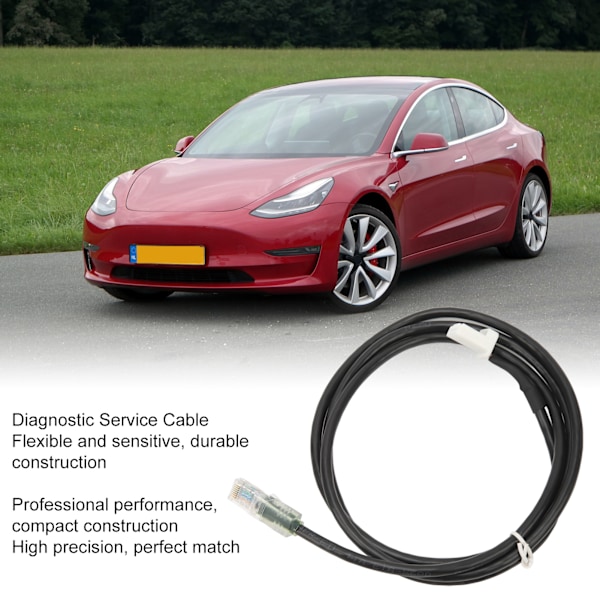 5ft Diagnostik Servicekabel Känslig Flexibel Fuktresistent Ersättning för Tesla Toolbox Model 3 Y