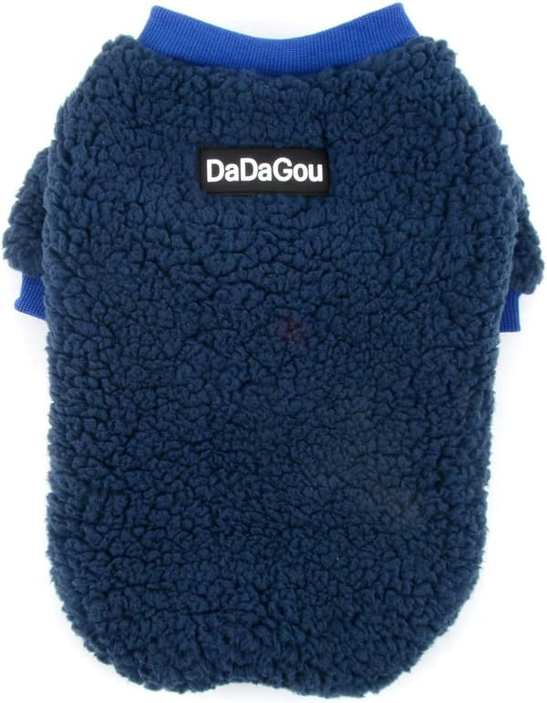 Husdjurskläder Vinter Varm Fleecejacka för Liten Hund Fleece Pullover