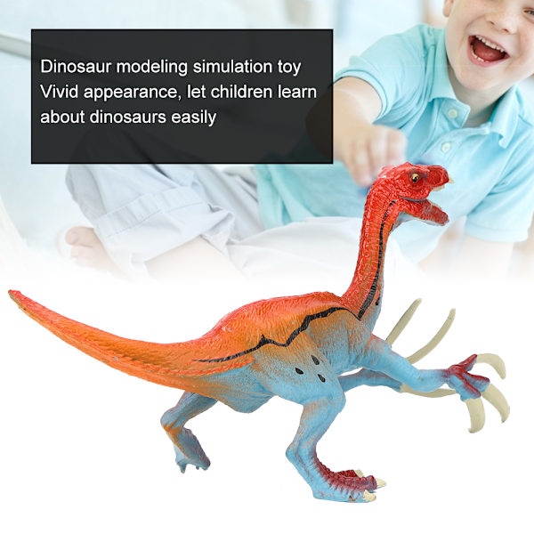 Barn Dinosaurie Leksak Simulering Dinosaurie Modell Pedagogisk Leksak Heminredning Röd