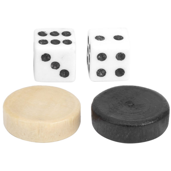 3 i 1 Fällbar Trä Schack Set Bräde Dam Backgammon Draughts Bordsspel Leksak