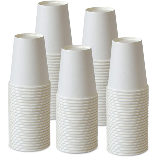 Pappersmuggar, 150-pack 9 Oz Pappersmuggar, Papperskaffemuggar 9 Oz, Varmkopp Papperskaffemuggar Pappersmuggar 9 Oz Vatten Pappersmuggar Papperskaffemuggar 9 Oz