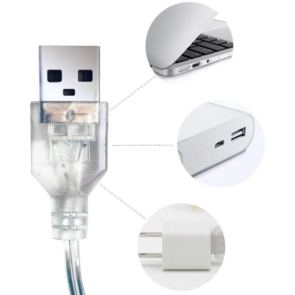 Unika julklappar för barn: Söta akryl nattlampor med USB-kabel, idealiska för sovrum och vardagsrum