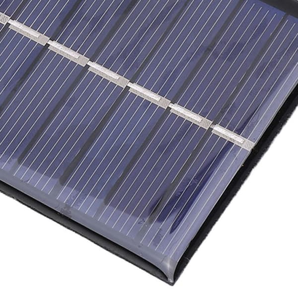 1W 6V Solcellepanel Bærbar DIY Solcelleoplader Solcelle til Mobiltelefon Hjemmebelysning