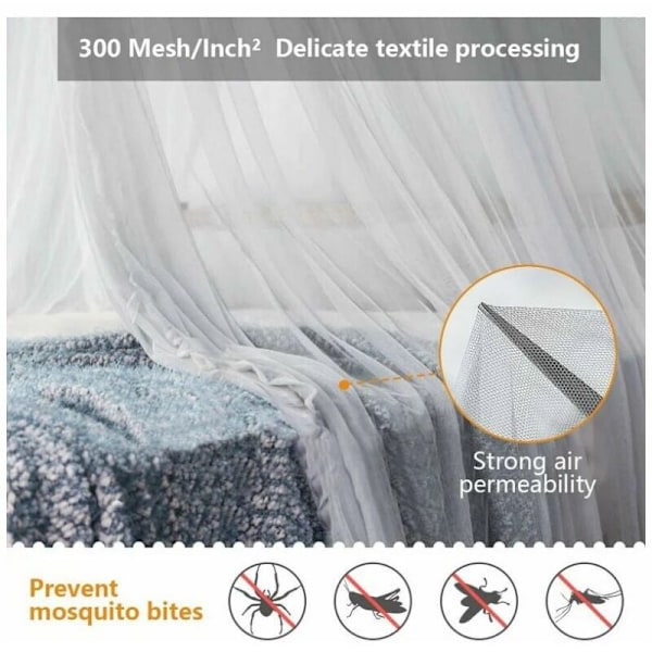 Chict Baldakin för Sängstorlekar, Vacker Boho-Dekoration, Enkel Installation, Hållbar Prestanda, Perfekta Presenter till Barn, Högkvalitativ Polyester,