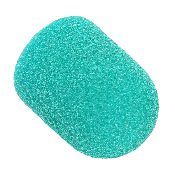 Nagelslipband Borrbit Nagelkonst Polering Slipning Kepssats Tillbehör (10 x 15mm) Grön