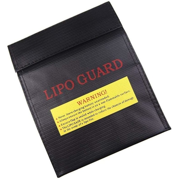 Brandsäker Laddningsväska, Premium Lipo Batteriskydd, Explosionssäkert Flamskyddande Non-Woven Tyg, Idealisk För Rc Lipo Batteriskydd,