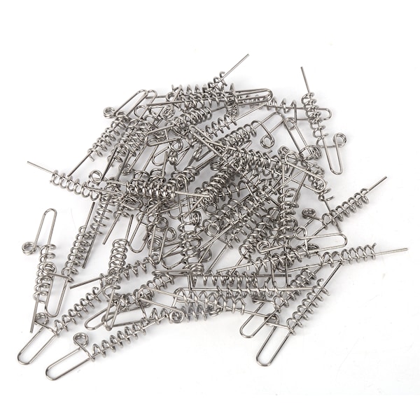 Mjukt fiskebete-anslutningsmaskar Lock Lock Fixed Pin Fiskebeten TillbehörStor storlek (cirka 6 cm/2,4 tum)