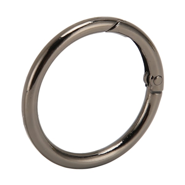 20 st fjäder O-ringar 1,54 tum diameter 0,16 tum tjock stark koppar kompakt fjäderspännen för nyckelring halsband smycken DIY silverfärg