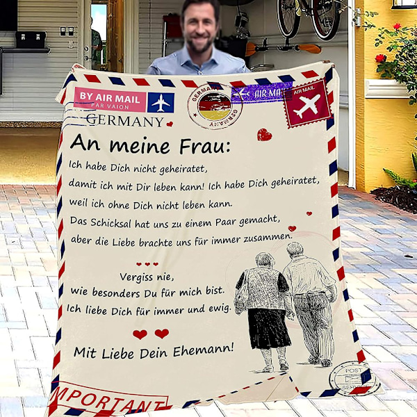 Bold And Brash Personlig Fleecefilt Mjuk Filt En Min Dotter Från Mor Filt, Mjuk Positiv Uppmuntra och Kärlek Flygpost Filt för