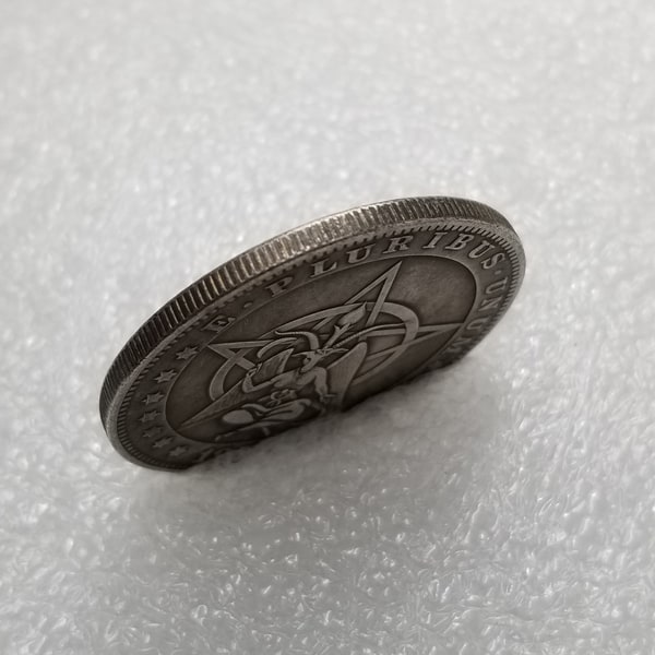 1881 CC Morgan Amerikansk US Mässing Silver Dollar Vintage Minnesvärd Samlarkollektion Mynt