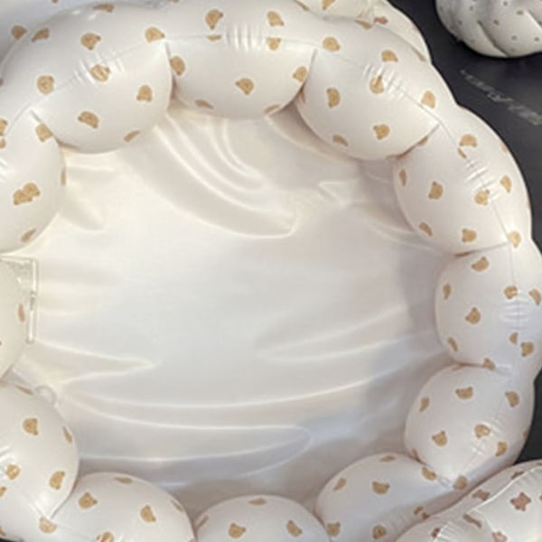 Blomformad hopfällbar PVC-babypool för inomhus- och utomhusbruk, typ 2