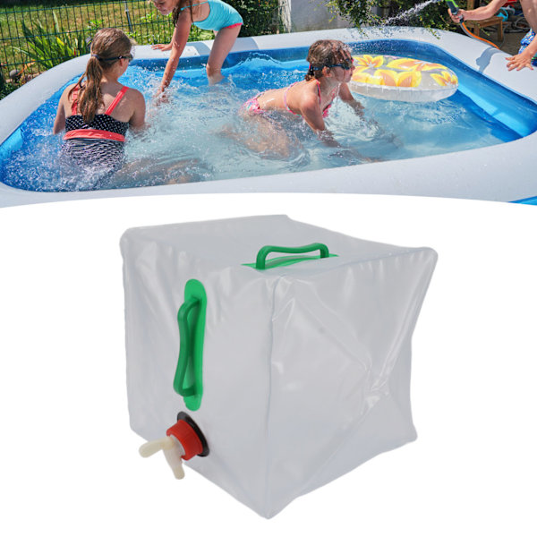 20L Pool Vikt Sandpåsar Dubbel Handtag Fällbar Transparent Vattentät Universal Pool Steg Vikter för Ovan Mark Pool Stil 1