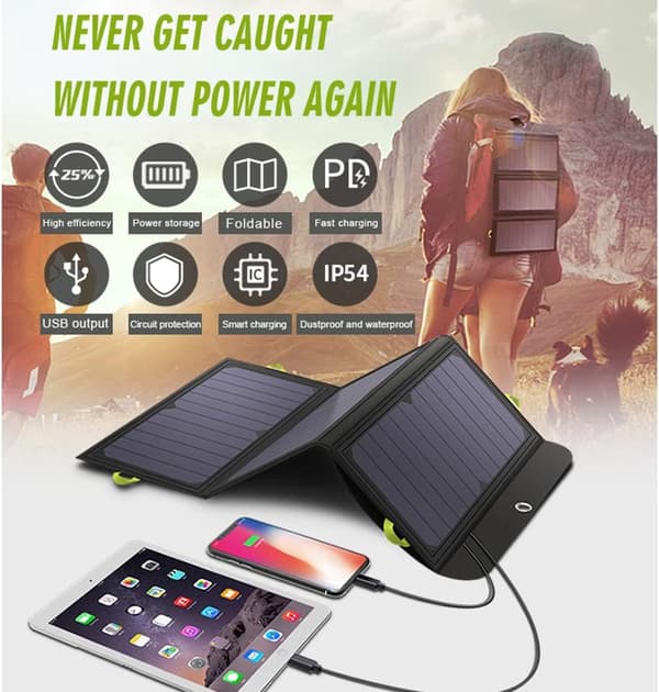 Smart Lader Solcellepanel, Langvarig Holdbarhet Lader for Din Neste Store Flukt