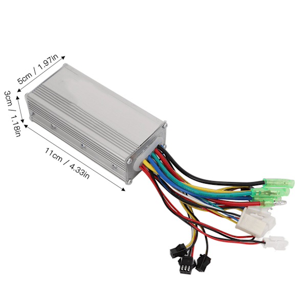 Elcykel litiumbatteri modifierad regulatoruppsättning med 22A regulator och S810-display för 500W-motorer