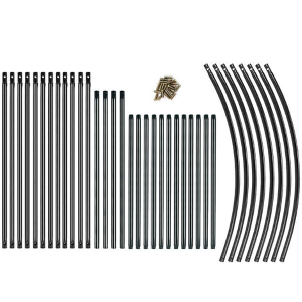 Hållbar trädgårdsbåge 240x140x38cm för klätterväxter Bröllop