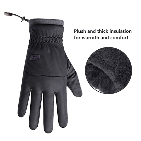 Fashionabla Vinterhandskar, Extremt Varma Vinterhandskar, Vindtäta Handskar för Kallt Väder, Justerbar Handledsdesign, Användarvänliga Handskar för Kvinnor &amp;