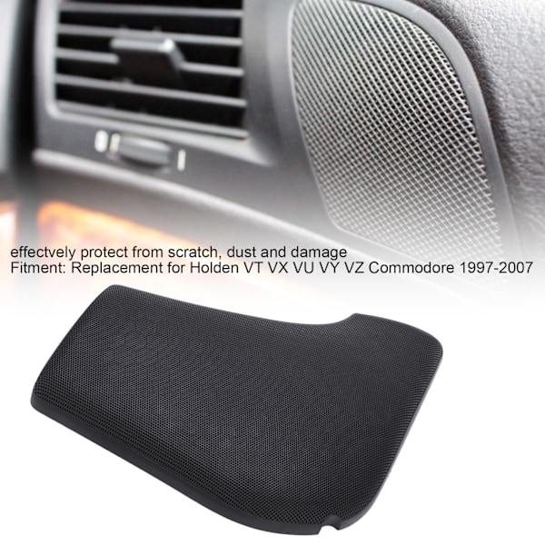 Svart LH Högtalargaller för Framdörr Ersättning för Holden VT VX VU VY VZ Commodore 1997‑2007