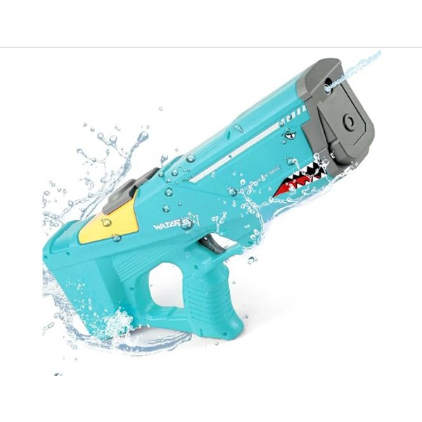 Summer Splash Master, Klassisk Design Elektrisk Vattenpistol, Högkapacitetstank för Längre Stridsessioner (Grön)