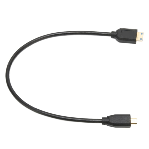Utmärkt Dataöverföringsprestanda HDMI-adaptrar, Texturerade och Högkvalitativa Material Mini HD Multimedia Interface Till Mikro-kabel, För