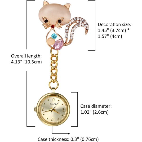 Klockor Sjuksköterska Watch Cute Pattern Watch Sjuksköterska Watch Heart Rate