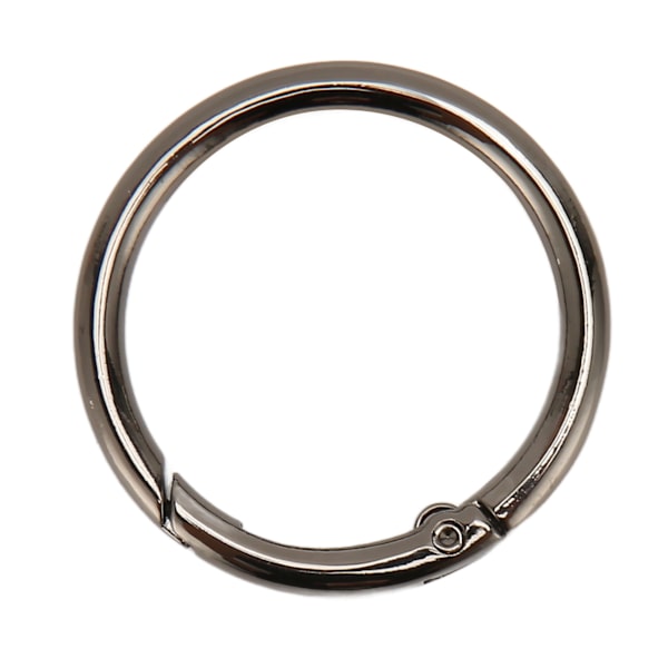 20 st fjäder O-ringar 1,54 tum diameter 0,16 tum tjock stark koppar kompakt fjäderspännen för nyckelring halsband smycken DIY silverfärg