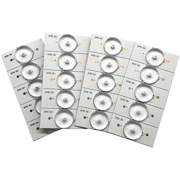 LCD TV LED-linslampor Pärlor 3V Bakgrundsbelysning Pärlor, 20PCS