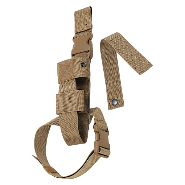 Bensinstation för vattenkokare Drop Leg Holster Molle Vattenflaska Väska Multifunktion för Utomhus Camping VandringKhaki