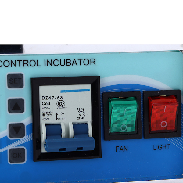 Äggkläckningsmaskin Controller Automatisk Kläckare Temperatur och Luftfuktighet Termostat för Kläckning Kyckling Anka 220V