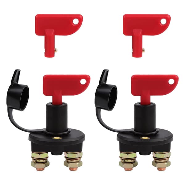 2-pak 12V/24V bilbatteri-isolatorafbryder slukker nødstrøm