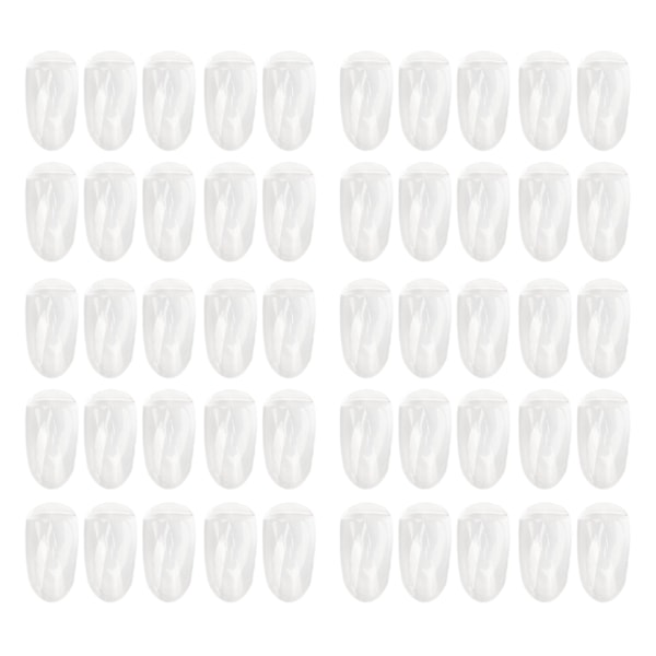 Nagellacksfärgkarta, Klart Glas med Ultrablank Finish, Vegansk Formula för Felfri Applicering, Nagelstärkande och Långvarig Lyster