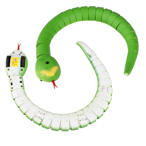Realistisk fjärrstyrd RC-ormleksak med äggformad infraröd kontroll (grön)