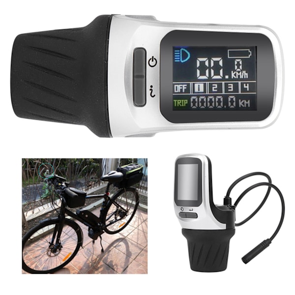 ABS LCD-displaypanel för elcykel, Boost-funktion, DIY-tillbehör, Fin teknisk behandling & Utmärkt komfort, Förbättrar din cykling