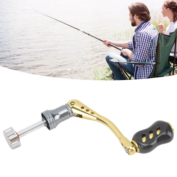 Fiske Spinnrulle Handtag Kolfiber Handtag Rocker Arm Grepp för Havsfiske Båt Fiske