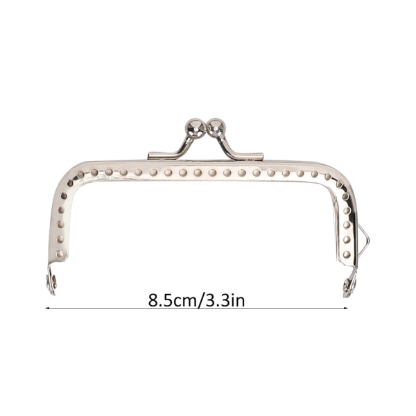 10 st 8,5 cm fyrkantig metallramspänne låsklämma för handväska väska gör-det-själv hantverkstillbehör