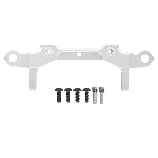 Aluminiumlegering Bakre Stötfångare Svans Bil Skalpelare Stöd för Axial scx10 III 1/10 RC Bilar Silver