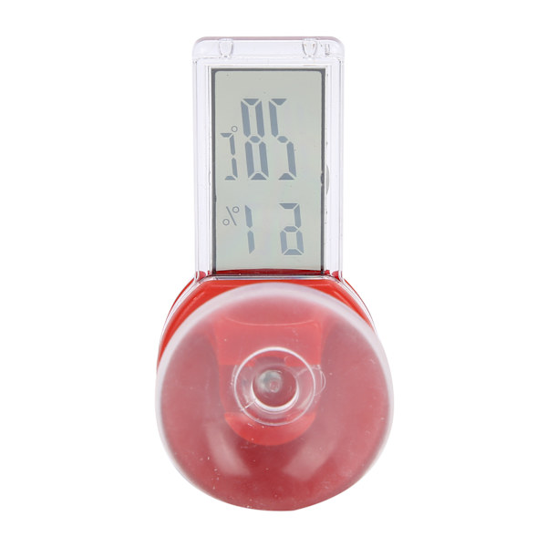 Reptil Terrarium Termometer Hygrometer Digital Display Husdjur Tank Temperaturmätare Röd