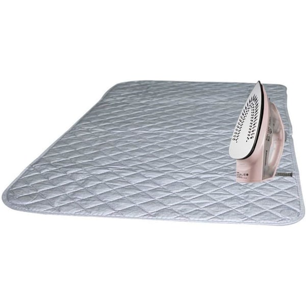 Isolerat Strykbrädeöverdrag Ångstryköverdrag Bärbar Bord Bomullsstrykmatta för Tvättmaskin Torktumlare Resa Hem 48 * 85 cm (1 styck)